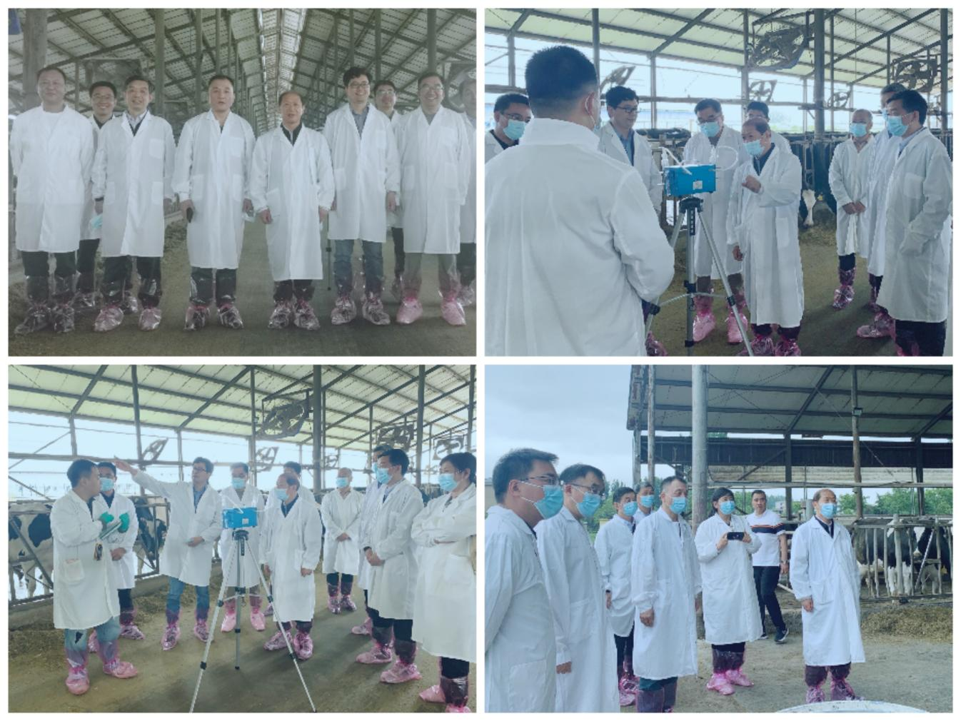 花花牛丨河南農業大學黨委副書記、校長介曉磊一行蒞臨花花牛河南瑞亞參觀調研